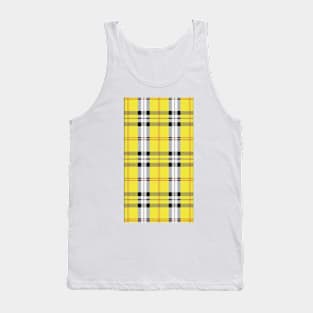 Yellow Plaid Phone Case Tank Top